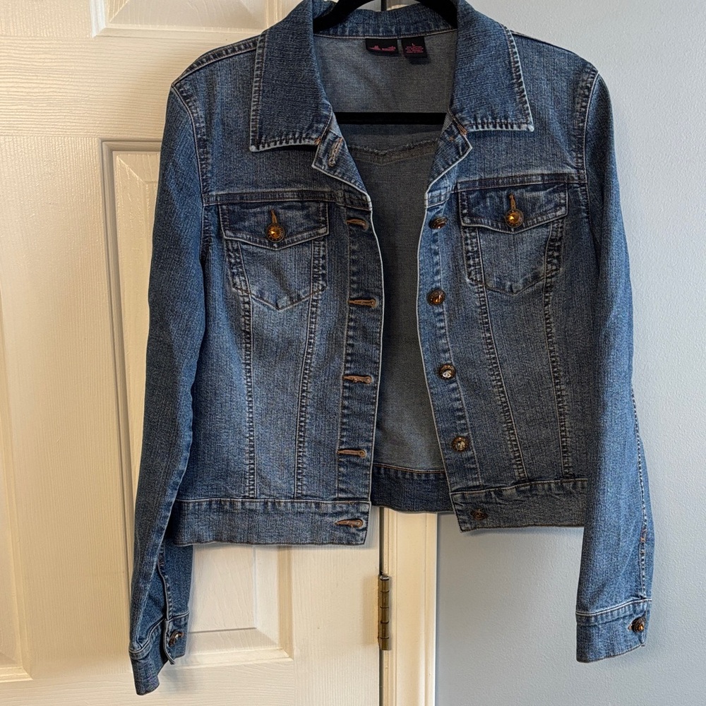 Willi Smith Indigo Jean Jacket - image 1